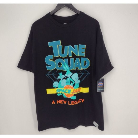 NWT Diamond Supply Co. X Space Jam A New Legacy Skate Black T-Shirt Mens L - Picture 1 of 7